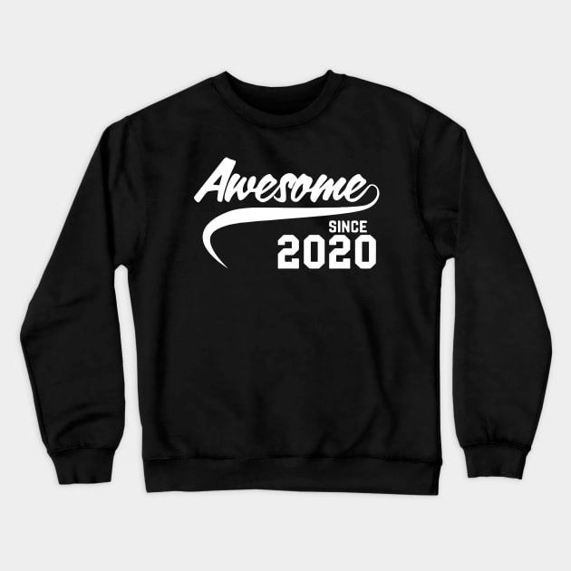 Awesome Since 2020 Crewneck Sweatshirt by Ramateeshop